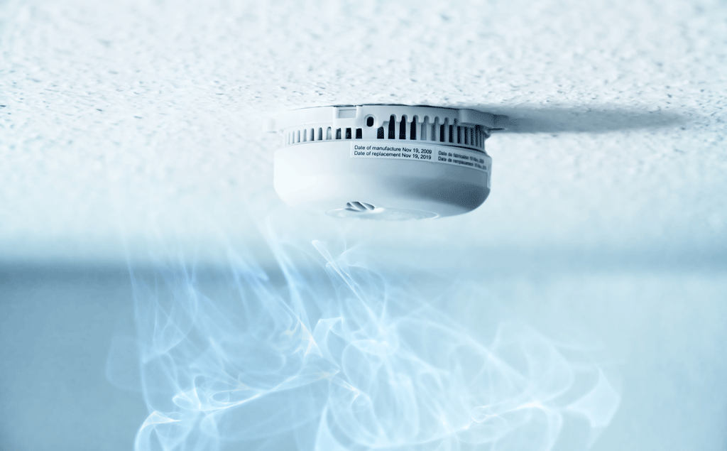 smoke detector with smoke surrounding it wilmington nc