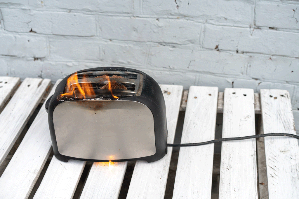 toaster on fire generator wilmington nc