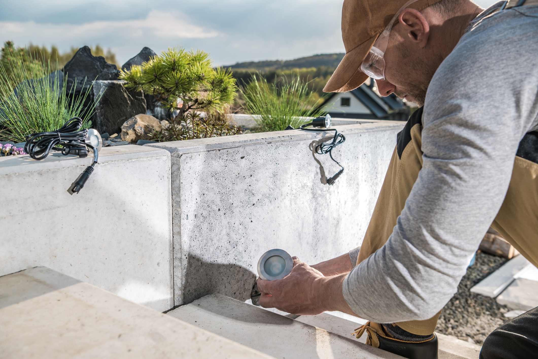 Installing outdoor LED lighting, Deck Lighting Installation.
